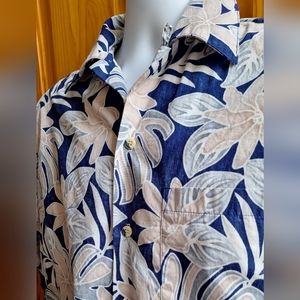 Go Barefoot Aloha Hawaiian Shirt M